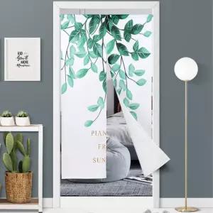 주방 현관 화장실 가리개 트임형 나무무늬 가림막 커튼 다용도실 발코니 방문