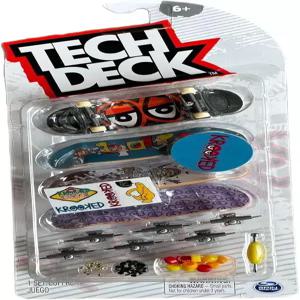 테크 덱 SK8shop 보너스 팩 미니 핑거 스케이트보드 멀티 2022 시리즈크루킹4팩