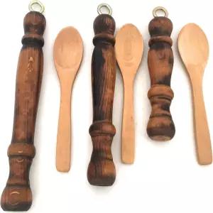 구리 커피 포트 찻주전자 세즈베 이즈베 재즈베 이브릭 브리키 스토브탑 메이커 및 다목적 미니 나무