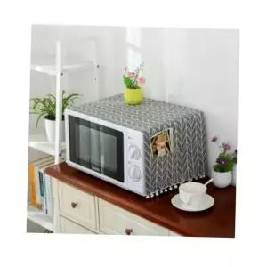 수납 헤링본 전자레인지 덮게