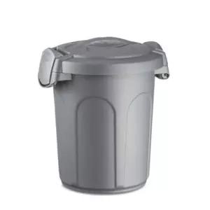 스테판플라스트 강아지 고양이 사료 보관통 대용량 실버 8L (2.78kg)