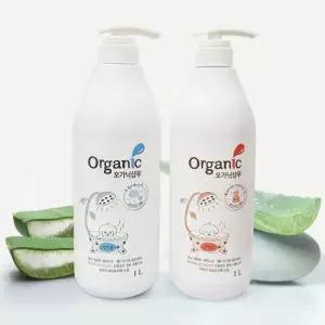 오가닉 반려견 샴푸 대용량 베이비 파우더 화이트닝 1L 멍멍이