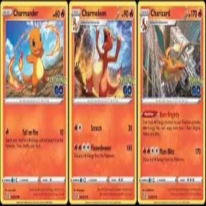 Charizard 010 /078 포켓몬 고 포일 에볼루션 카드 로트 Charmleon Charmander