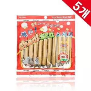 순닭가슴살 강아지소세지 첼시 11P x5 강아지 영양 간식 소시지 애견