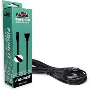 PS1 PS2 PS3 PS4 PS5 세가 새턴 Xbox 드림캐스트 및 One 슬림 피규어 8 AC 전원 코드와 호환되는 올드 스쿨