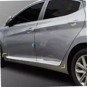 뉴 아반떼 MD 사이드 언더라인 몰딩 크롬 도어 튜닝