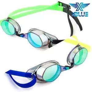 XBLUE 미러 노패킹 수경 물안경 N1665 수영물안경 운동