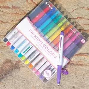 파이롯트 지워지는 싸인펜-프릭션 컬러펜 COLORS 12색/사인펜미술놀이 싸인펜미술놀이 컬러펜미술놀이