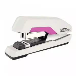 [셀러에이드]라피드 평면스테플러 S-50 화이트/핑크 50매 개(1개입) 책철 제본