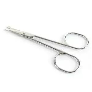 둥근 안전 코가위 잔털 정리 수납 가위 민감한 부위용 WFIMND5