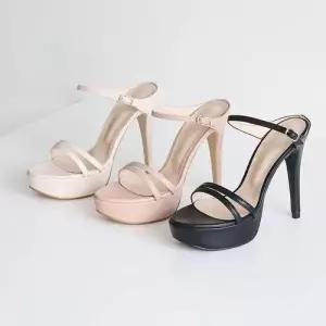 여성 하이힐 스트랩 샌들 데일리 웨딩슈즈 킬힐 WFIQNNB
