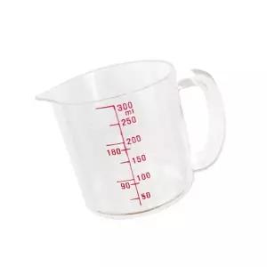 미니 계량컵 300ml 1P 플라스틱 눈금 베이킹 비커 계량기구