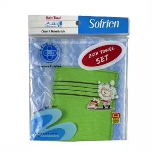 소프렌 목욕 때밀이타월 때밀이장갑 8호 손가락 요술때장갑 목욕장갑 때