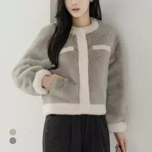 KARRA 쉐도우퍼배색자켓_A5W0758