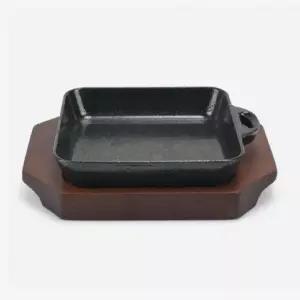 사각주물팬세트 콘치즈팬 감바스팬 목판포함 2호