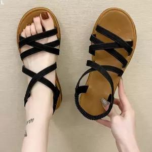 3컬러 뒷밴딩 스트랩샌들 CC662 S9119고무줄 고무 여름신발 나들이 바캉스