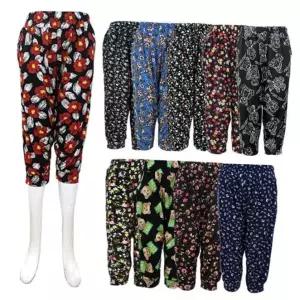 7부바지 여성7부 몸빼바지 여름바지 냉장 일바지 빅사이즈