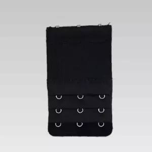 브라 연장후크 탄성 연결고리 블랙 3버튼