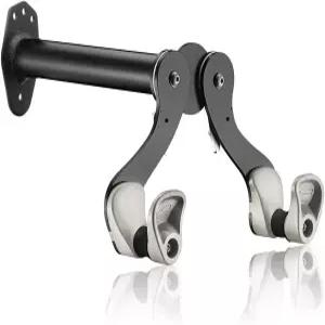 이베라 자전거 벽걸이 - 조절 가능한 프레임 홀더 및 부드러운 고무 거치대 도로 MTB 하이브리드 자전거를