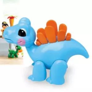 돌리면 소리나는 공룡 인형 시리즈 톨로 스테고사우르스 아기 안심 소재 유아 호기심 자극 소근육 감각 발