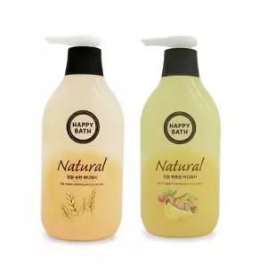 해피바스 내추럴 순한 촉촉한 바디워시 약산성PH 곡물 추출물