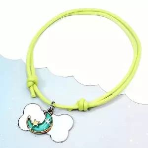 강아지 오색 줄 인식표 이름표 1개 랜덤 색상 애완견 태그 색칠 목걸이 명찰 펫 라벨