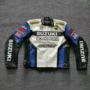 바이크 점퍼 라이더 슈트 상의 자켓 후드 가죽자켓 남녀공용