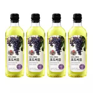 [CJ] CJ제일제당 백설 포도씨유 900ml x 4개 식용유