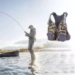 [펀아이템]갯바위 바다 민물 낚시 조끼 부력 구명 낚시복 낚시자켓 낚시용품 낚시소품 낚시가방 사계절