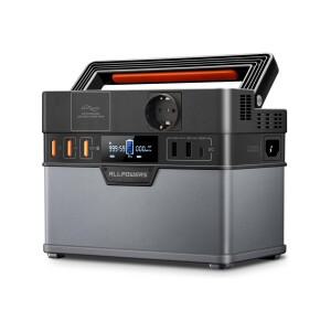 올파워 배터리 백업 300W / 휴대용 파워스테이션 110V 230V 캠핑 발전기 (미국 유럽 영국 호주 소켓 포함)