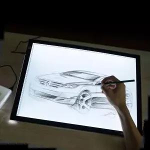 그림그리기판 웹툰드로잉 패드 연필 드로잉보드 LED라이트