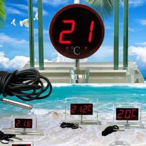 목욕탕온도계 방수 온도계 전광판 노천탕 led 온도