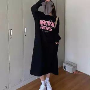 여자 롱원피스 여행 주말 코디 나들이 기모 맨투맨yza485