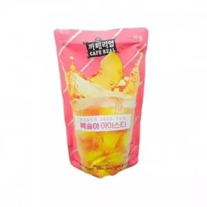 (선택 카페리얼복숭아아이스티230mlx10개입)카페리얼 복숭아 아이스티 230ml x 10개입 파우치 음료