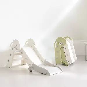 베베로운 아기 미끄럼틀 3단 접이식 유아 돌아기 선물 실내 놀이터