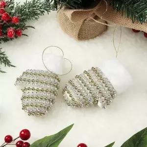 샴페인골드 트리 오너먼트 2p세트(벙어리장갑)