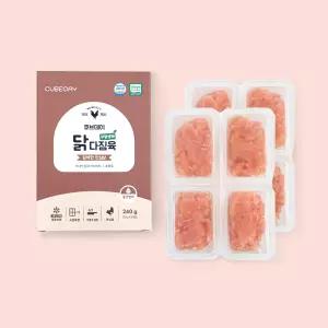 큐브데이 무항생제 닭 다짐육 240g 안심살 가슴살 닭고기 순살 큐브 토핑