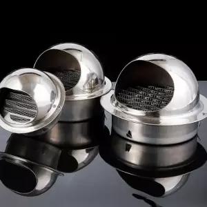 2중차단 스텐 후드캡 환기구 송풍구 냄새배출 가스배출 후드 외벽마감 환기구