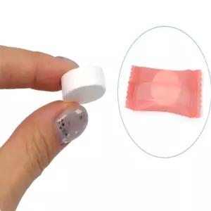 굿리얼 압축 코인 물티슈 100P 일회용티슈