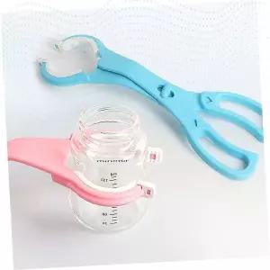 젖병집게 소독집게 유리병 스테인리스 열탕소독 핑크 블루 실리콘 손잡이 육아용품