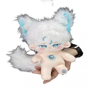 백발남자 아이돌 20CM 솜인형 뼈대 정품 봉제 맨몸 바디 코튼 피규어 키덜트 수집