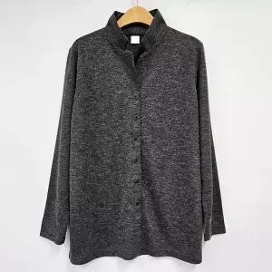 [하프클럽/]빅사이즈 512 맥스오픈카라단추긴팔티 DMNT481