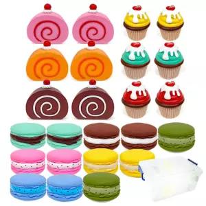 어린이집 말랑말랑 디저트세트 24P 여아선호놀이 신나는놀이 스크립학습 설