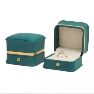 골드라인 주얼리 하드케이스 청록 반지 반지케이스 반지보관함 반지상자