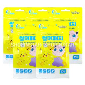 포켓몬 썸머패치(27매입) 여름필수품 캠핑 5개