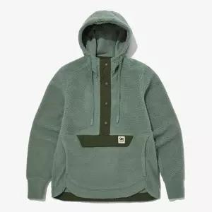 M 후드티 DQC UM5PP83A 여성 그레이랜드 플리스 풀오버 후디