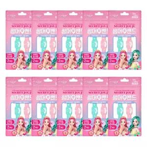 시크릿쥬쥬 썸머향밴드(2입) x10 모기퇴치제 모기퇴치팔찌 모기팔찌 캠핑준비물 어린이용