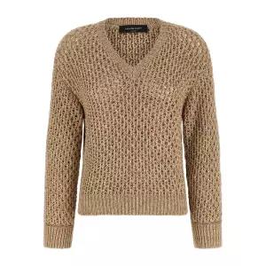 파비아나필리피 브이넥 바크 스티치 물리 가터 스웨터 MAD266F113L744 0157