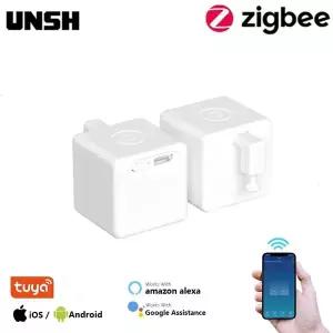 Tuya Zigbee 13Pcs 스마트 Tpye-C 충전식 터치 핑거봇 플러스 로봇 버튼 푸셔 암 스위치 Alexa Google Home