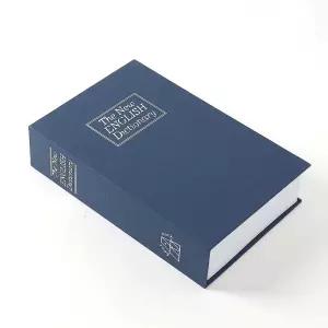 튼튼한 철제 책 금고 열쇠형 비상금 통장 보관